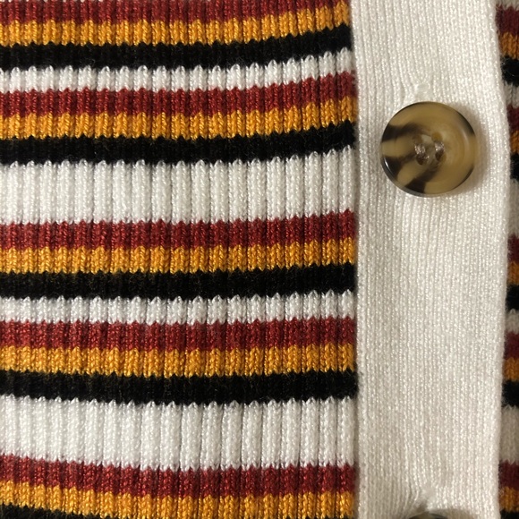 Ultra Flirt Medium Ribbed button up cardigan - Picture 3 of 4